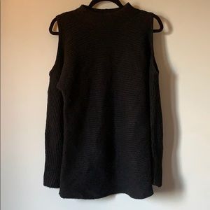 Open-Shoulder Sweater